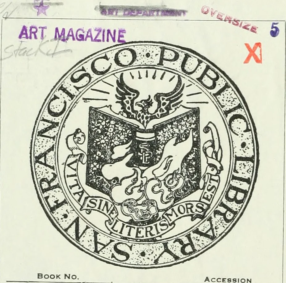 An illustration from Architect and engineer, 1905, leaf 1