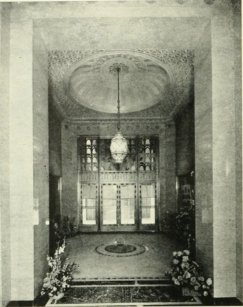 An illustration from Architect and engineer, 1905, leaf 107