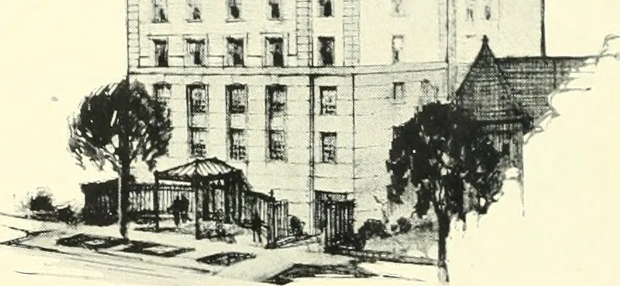 An illustration from Architect and engineer, 1905, leaf 108