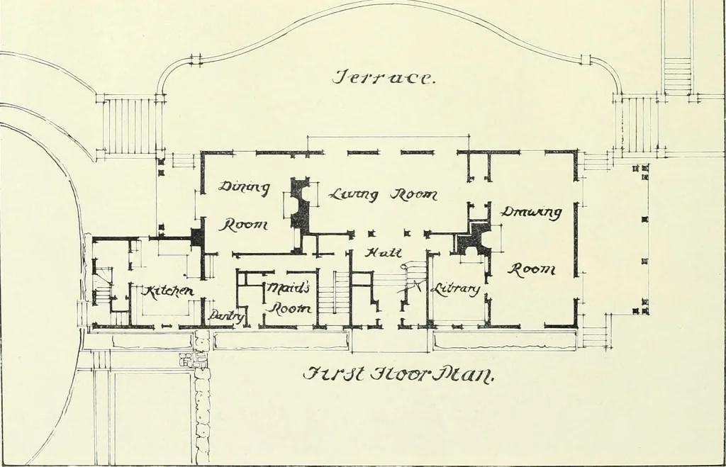 An illustration from Architect and engineer, 1905, leaf 167