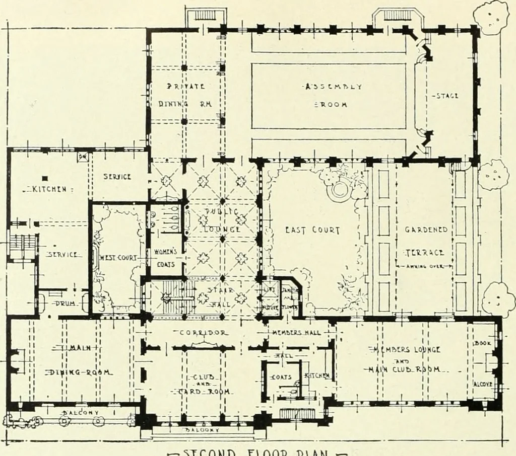 An illustration from Architect and engineer, 1905, leaf 17