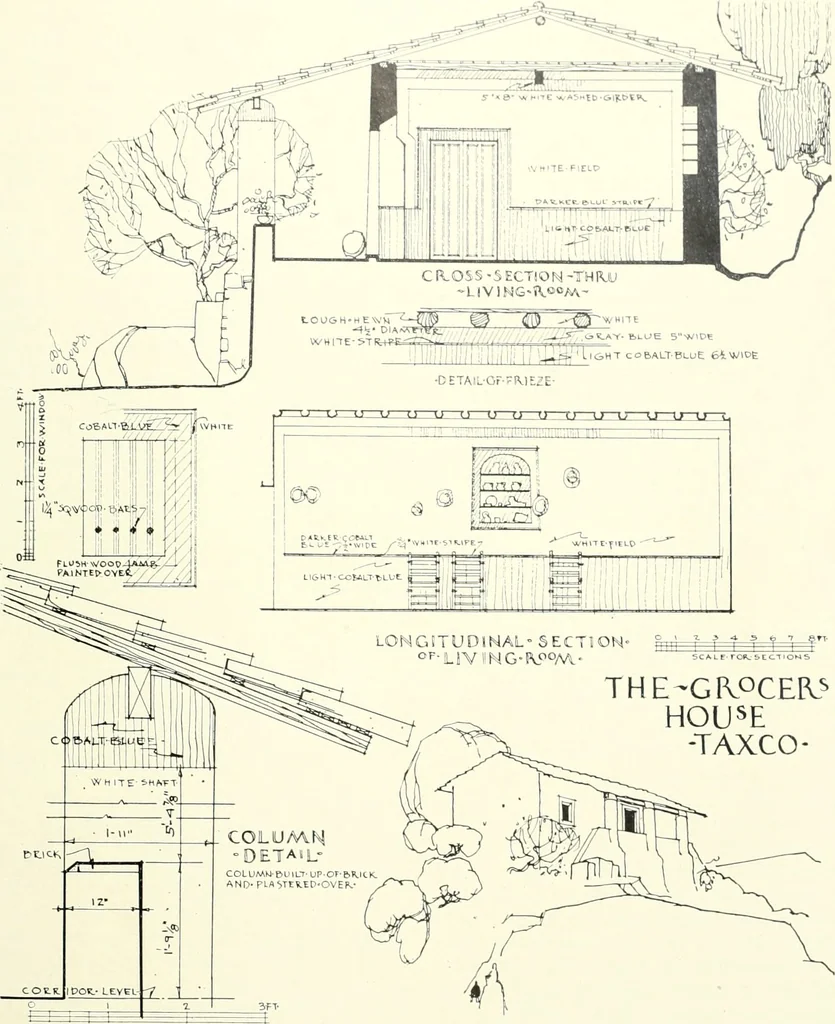 An illustration from Architect and engineer, 1905, leaf 176