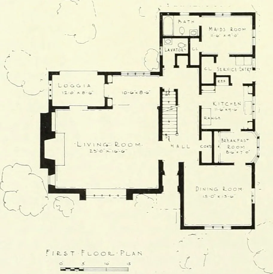 An illustration from Architect and engineer, 1905, leaf 179
