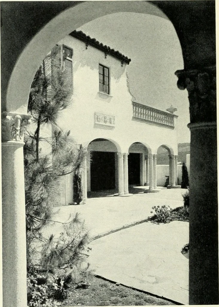 An illustration from Architect and engineer, 1905, leaf 185