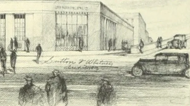 An illustration from Architect and engineer, 1905, leaf 382
