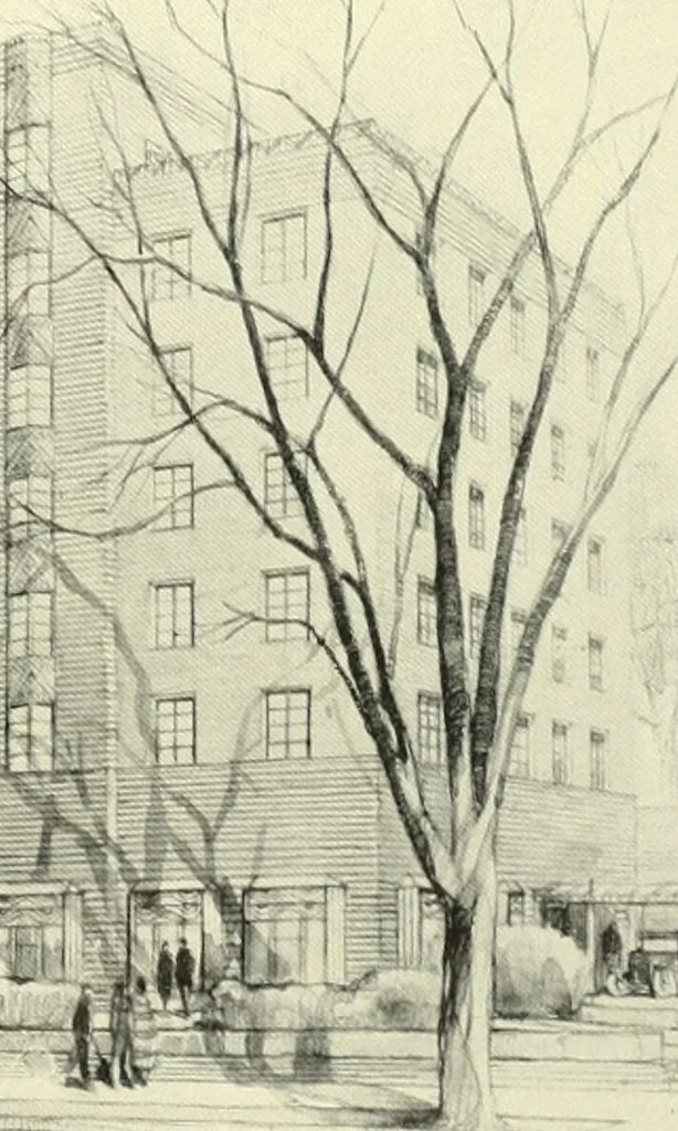 An illustration from Architect and engineer, 1905, leaf 382
