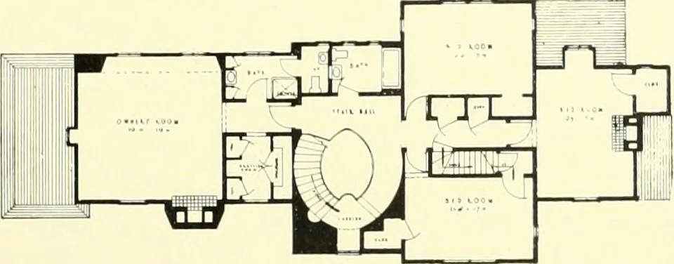 An illustration from Architect and engineer, 1905, leaf 388