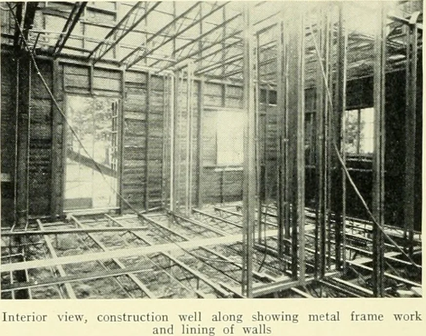 An illustration from Architect and engineer, 1905, leaf 417