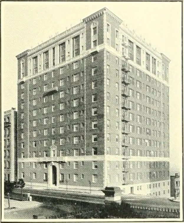 An illustration from Architect and engineer, 1905, leaf 442