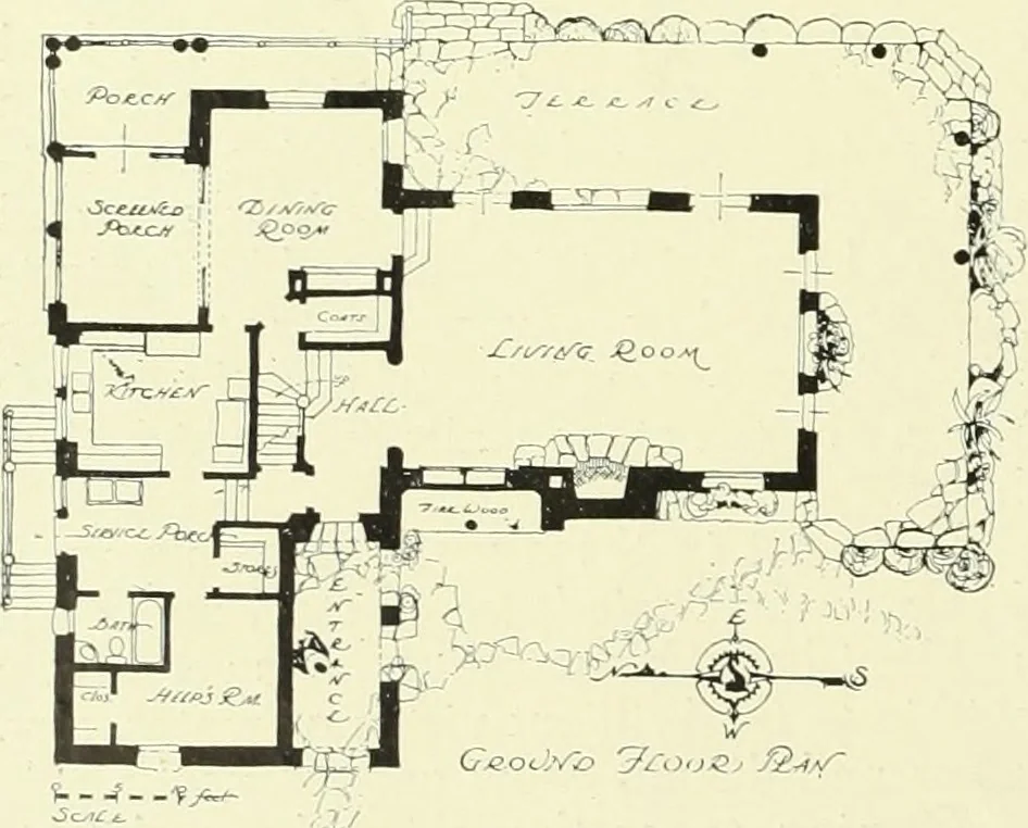 An illustration from Architect and engineer, 1905, leaf 477