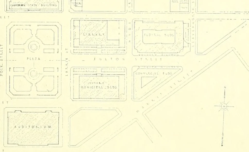 An illustration from Architect and engineer, 1905, leaf 492
