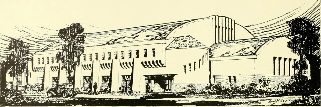 An illustration from Architect and engineer, 1905, leaf 499
