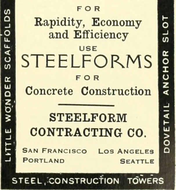 An illustration from Architect and engineer, 1905, leaf 576