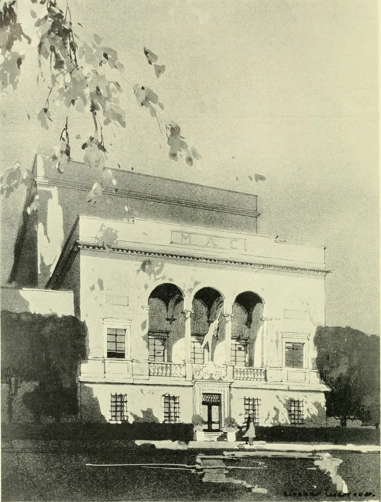 An illustration from Architect and engineer, 1905, leaf 585