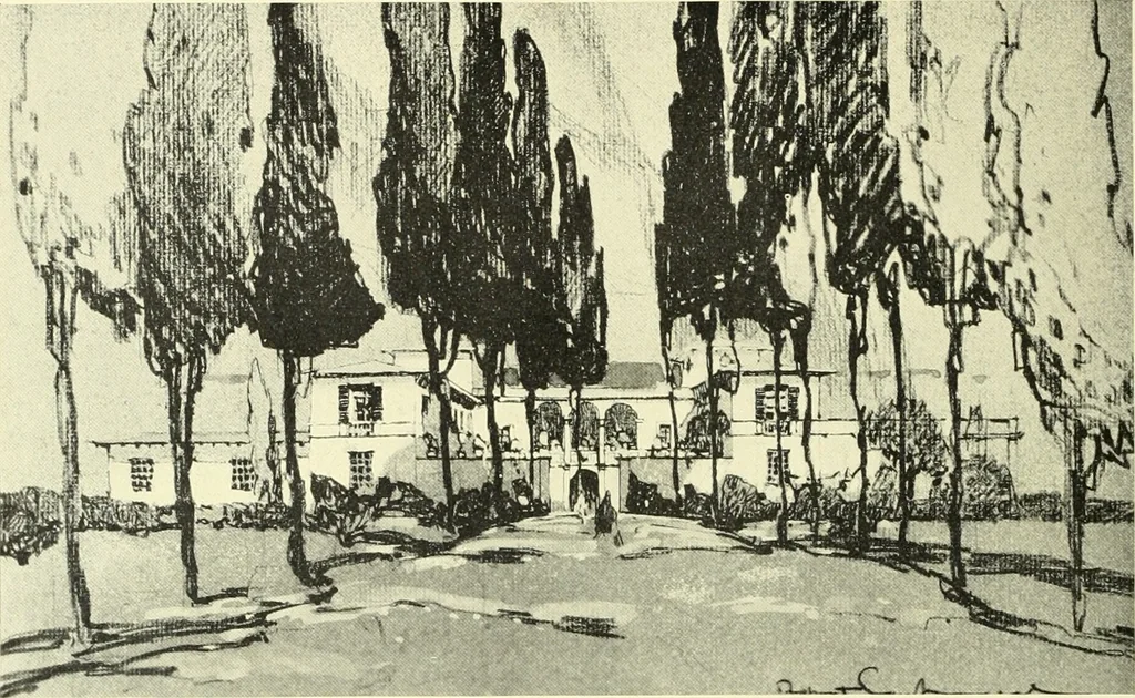 An illustration from Architect and engineer, 1905, leaf 587