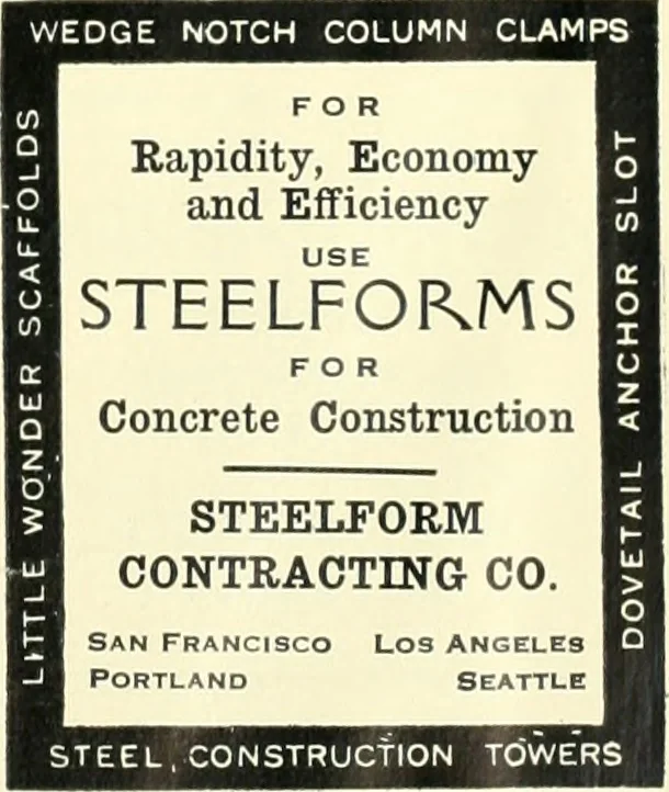 An illustration from Architect and engineer, 1905, leaf 684