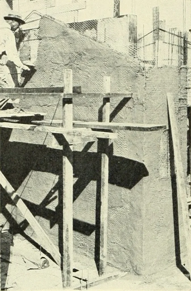 An illustration from Architect and engineer, 1905, leaf 77