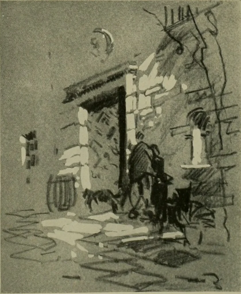 An illustration from Architect and engineer, 1905, leaf 136