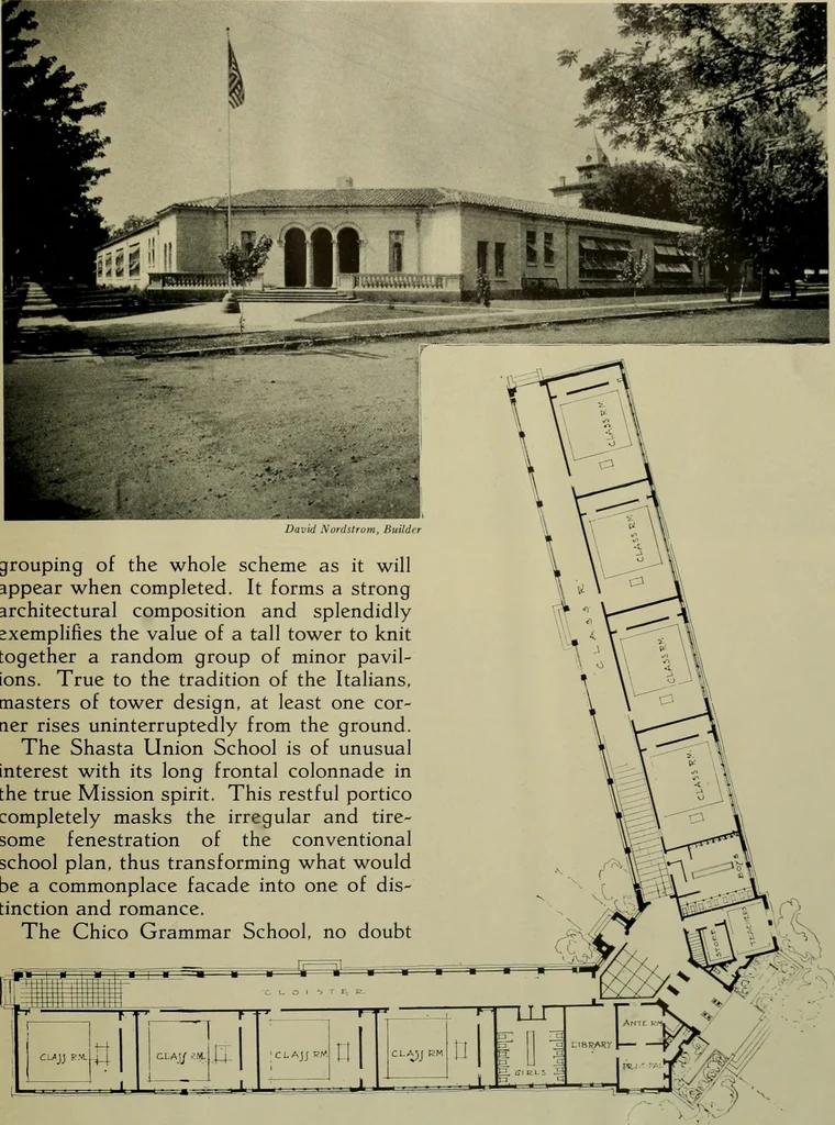 An illustration from Architect and engineer, 1905, leaf 14