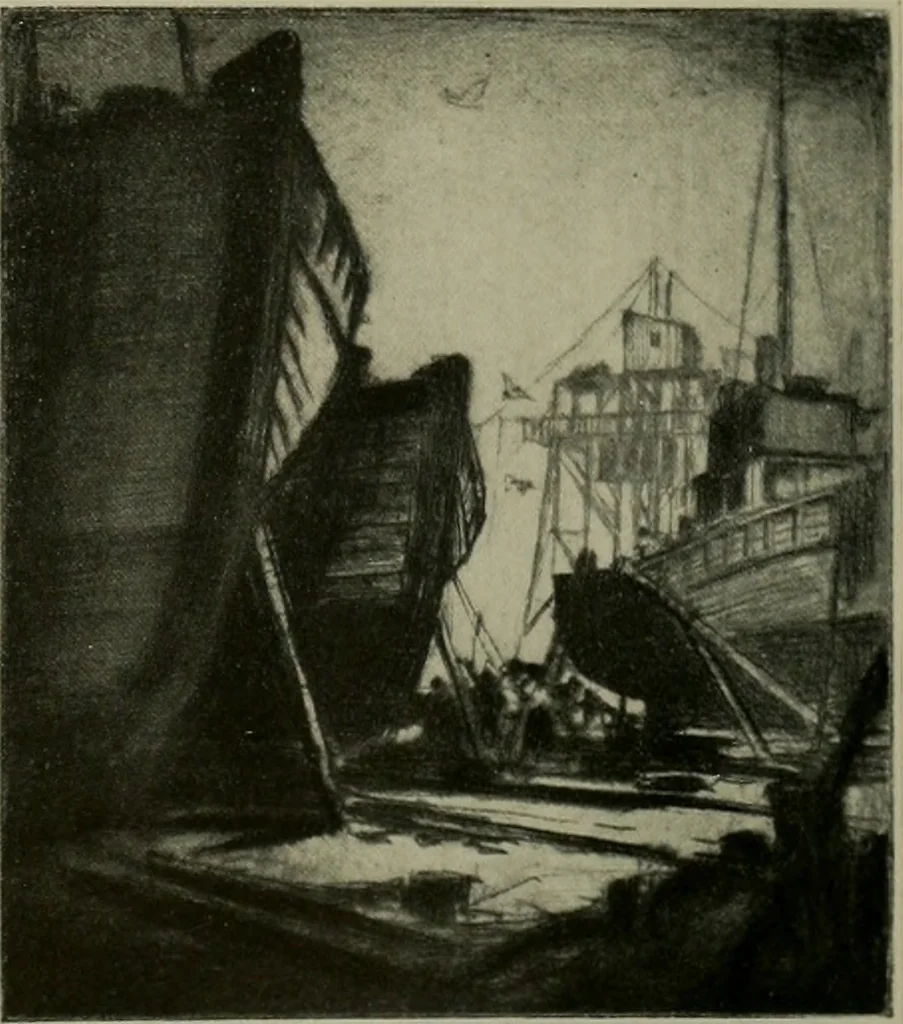An illustration from Architect and engineer, 1905, leaf 140
