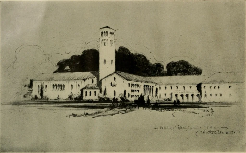 An illustration from Architect and engineer, 1905, leaf 15