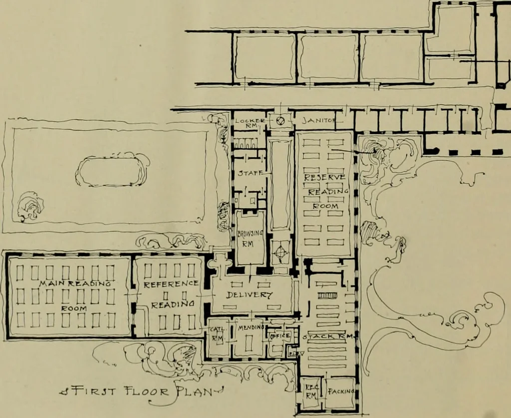 An illustration from Architect and engineer, 1905, leaf 15