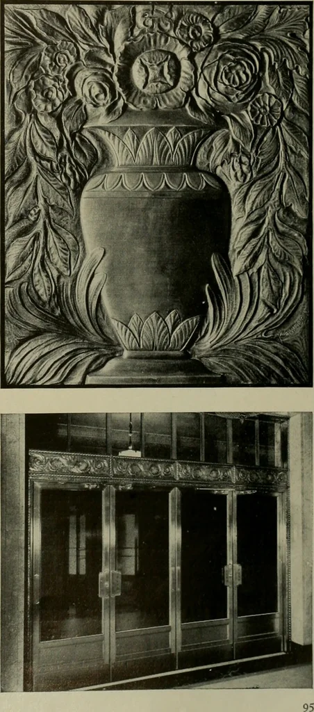 An illustration from Architect and engineer, 1905, leaf 186