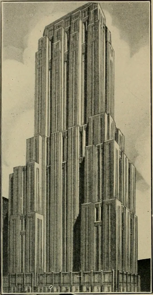 An illustration from Architect and engineer, 1905, leaf 279