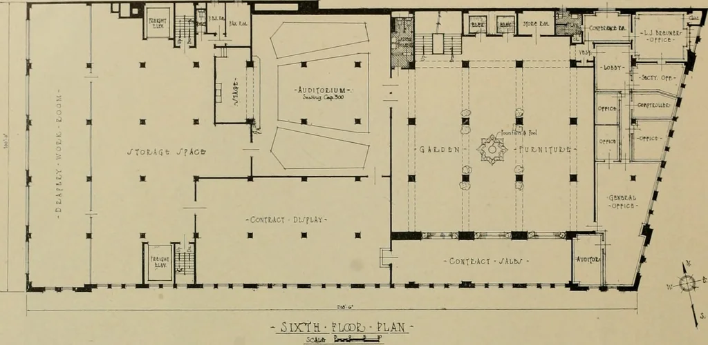 An illustration from Architect and engineer, 1905, leaf 317
