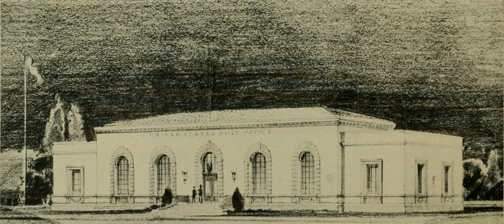 An illustration from Architect and engineer, 1905, leaf 355