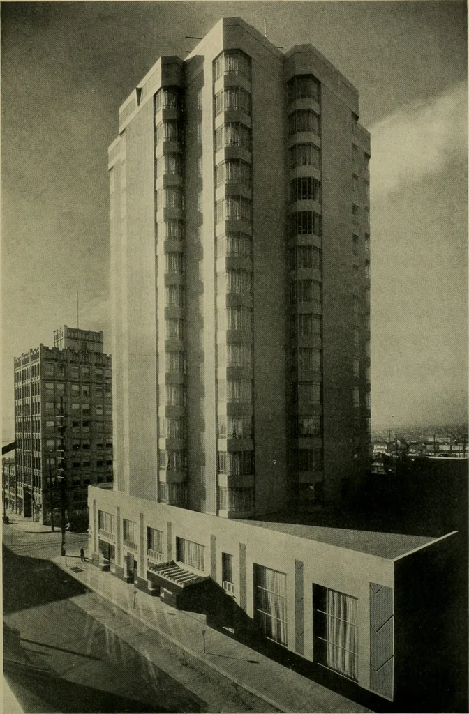 An illustration from Architect and engineer, 1905, leaf 412