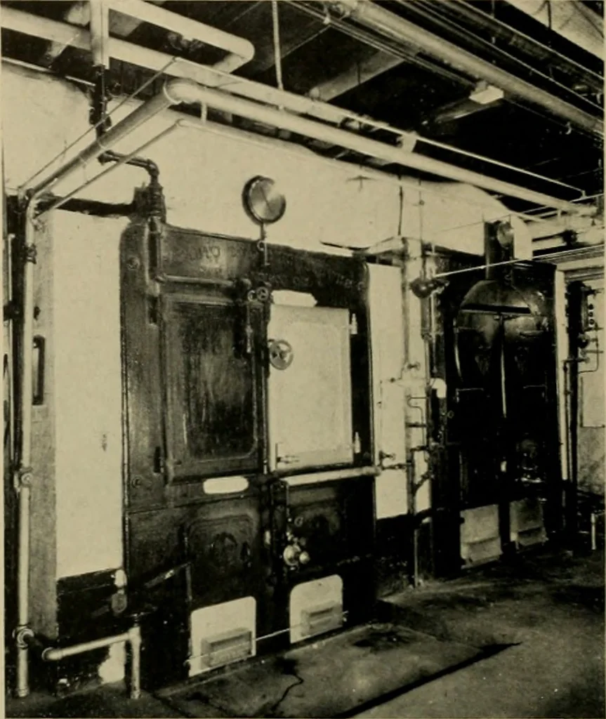 An illustration from Architect and engineer, 1905, leaf 455