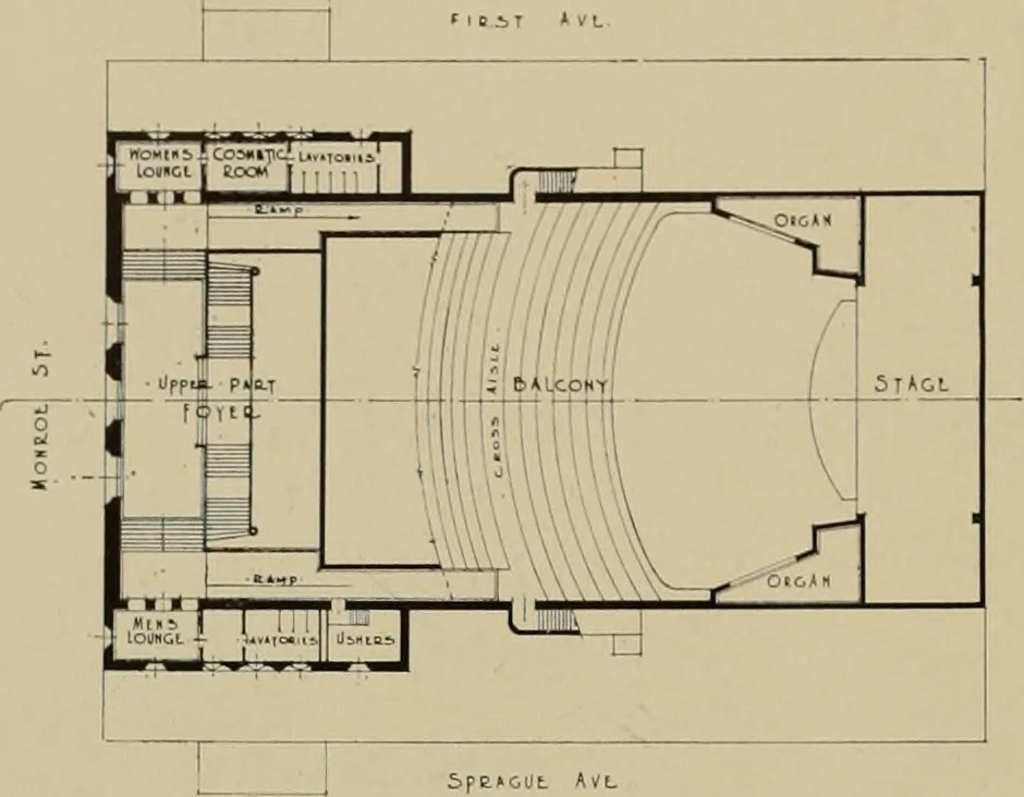 An illustration from Architect and engineer, 1905, leaf 525