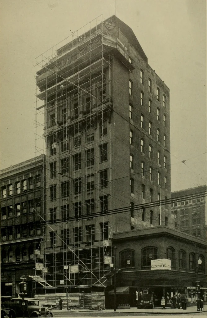 An illustration from Architect and engineer, 1905, leaf 54