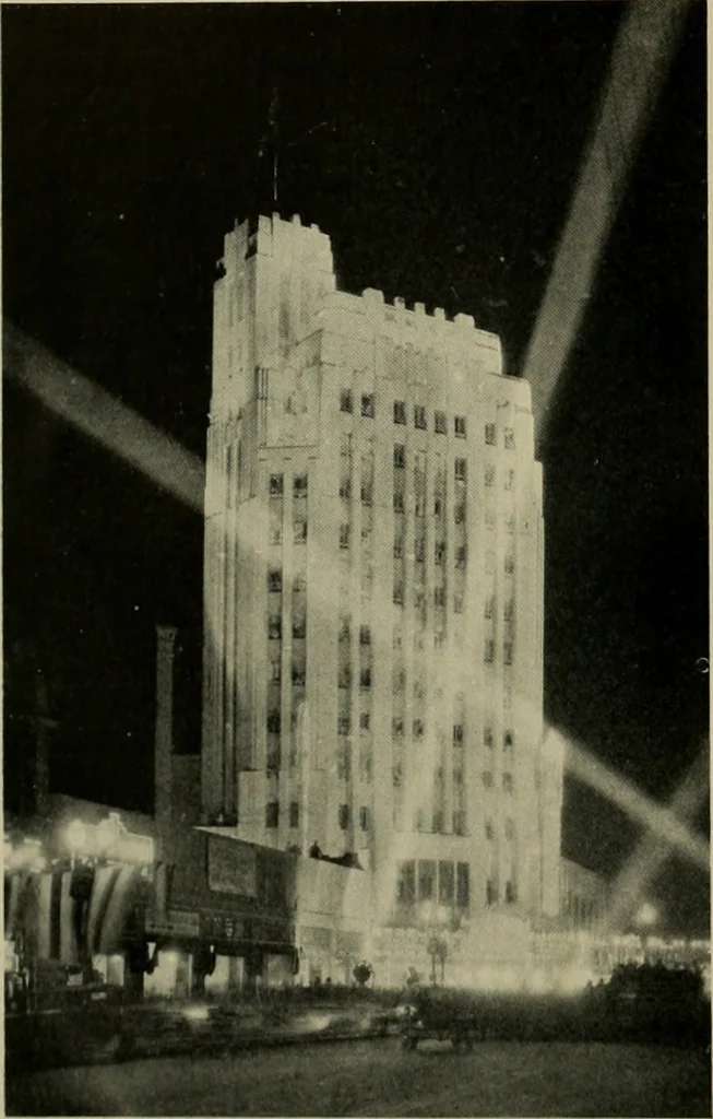 An illustration from Architect and engineer, 1905, leaf 555