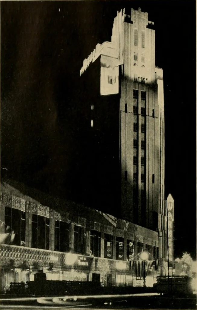 An illustration from Architect and engineer, 1905, leaf 555