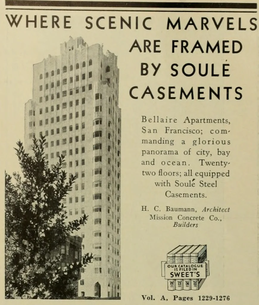 An illustration from Architect and engineer, 1905, leaf 94