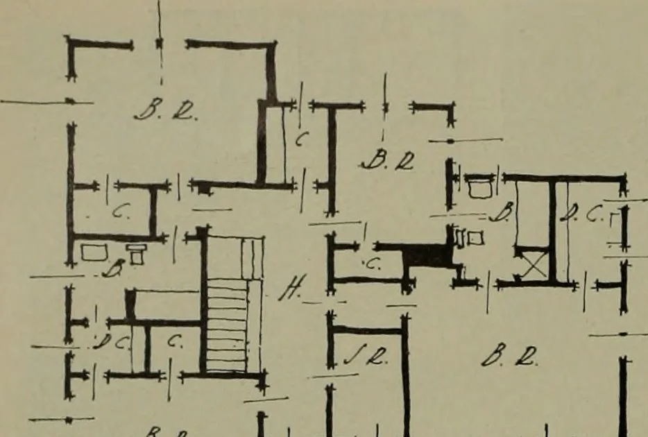 An illustration from Architect and engineer, 1905, leaf 101