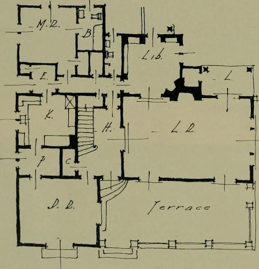 An illustration from Architect and engineer, 1905, leaf 101