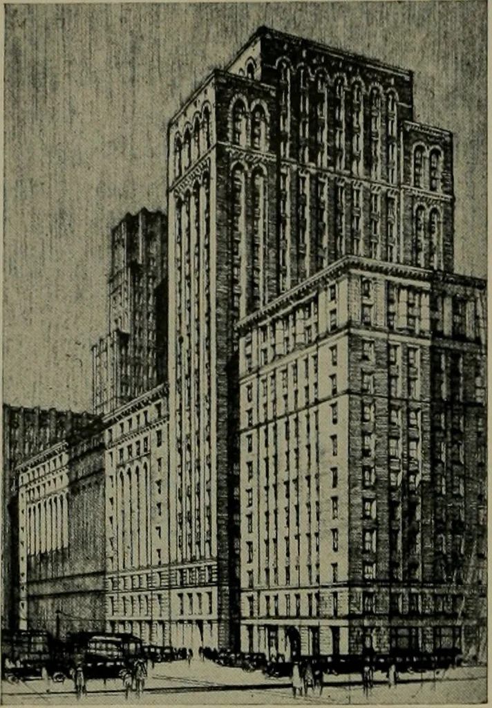 An illustration from Architect and engineer, 1905, leaf 161