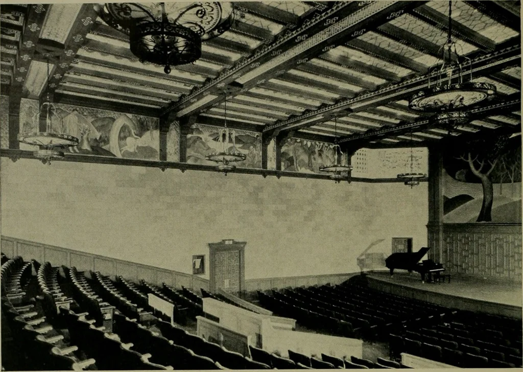 An illustration from Architect and engineer, 1905, leaf 195