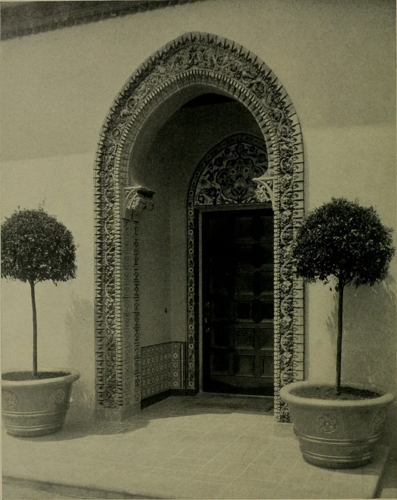 An illustration from Architect and engineer, 1905, leaf 205
