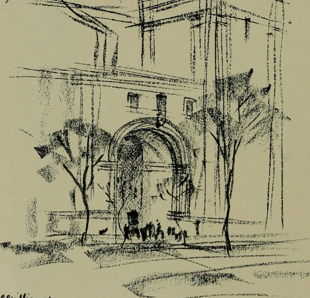 An illustration from Architect and engineer, 1905, leaf 209