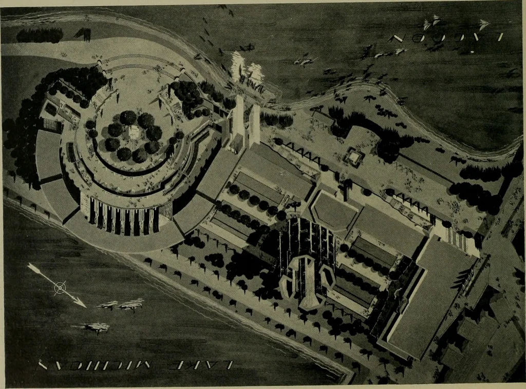 An illustration from Architect and engineer, 1905, leaf 223