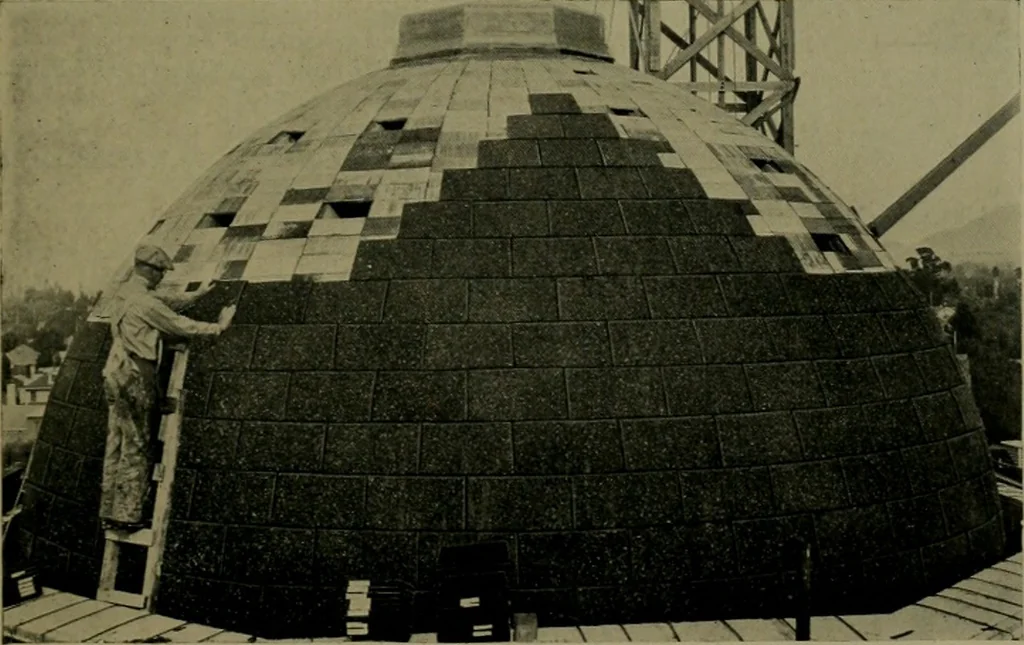 An illustration from Architect and engineer, 1905, leaf 232