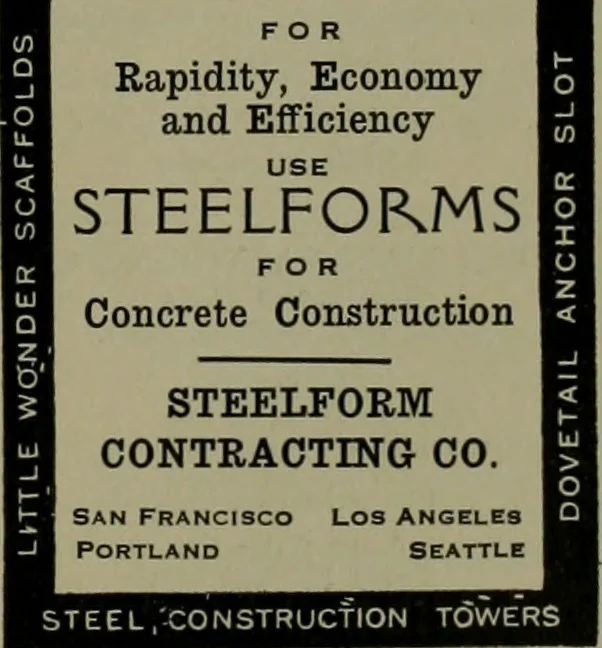 An illustration from Architect and engineer, 1905, leaf 258