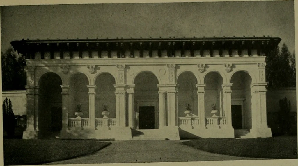 An illustration from Architect and engineer, 1905, leaf 284
