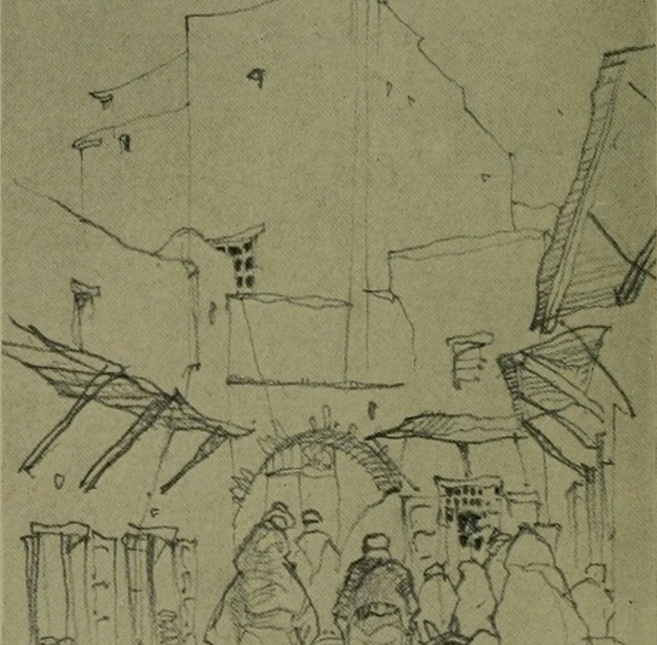 An illustration from Architect and engineer, 1905, leaf 299