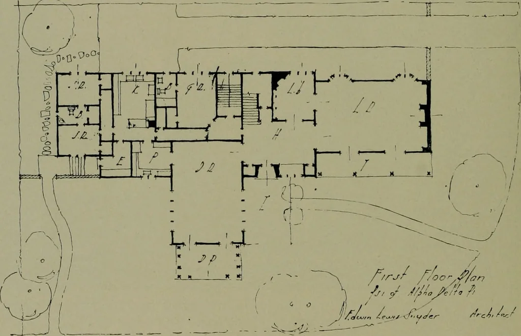 An illustration from Architect and engineer, 1905, leaf 357