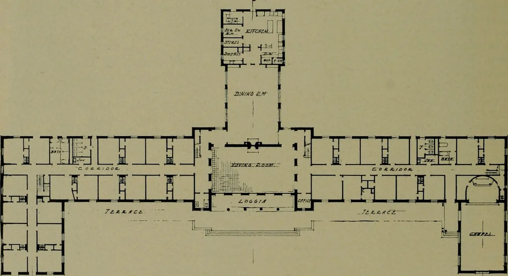 An illustration from Architect and engineer, 1905, leaf 445